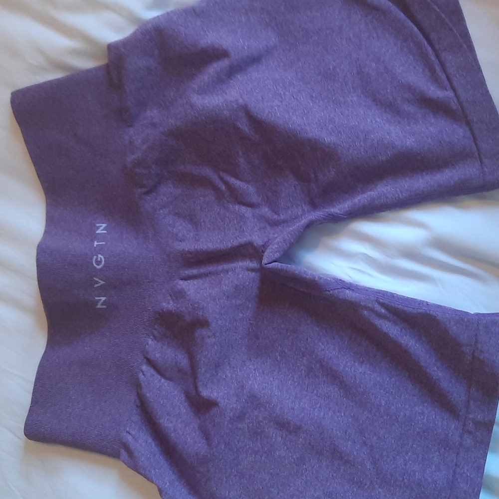 Purple navigation biker shorts! No contour!